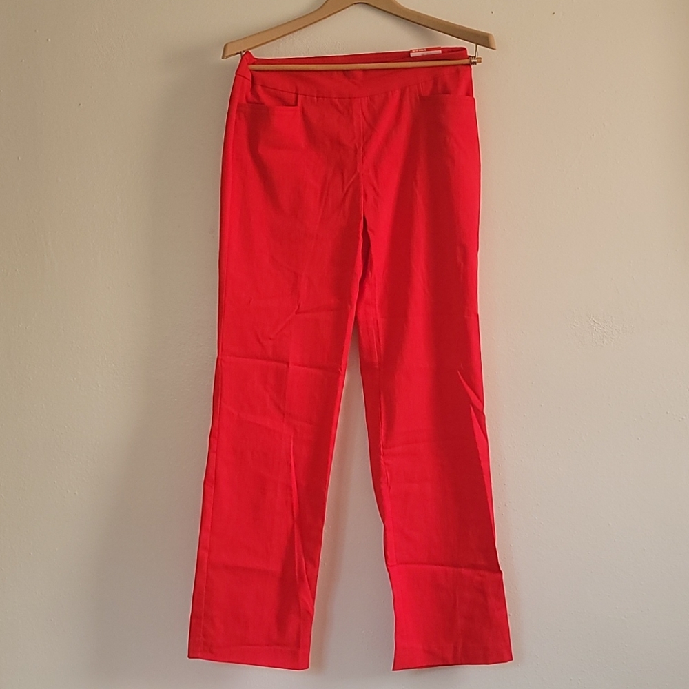 Red Straight Leg pants